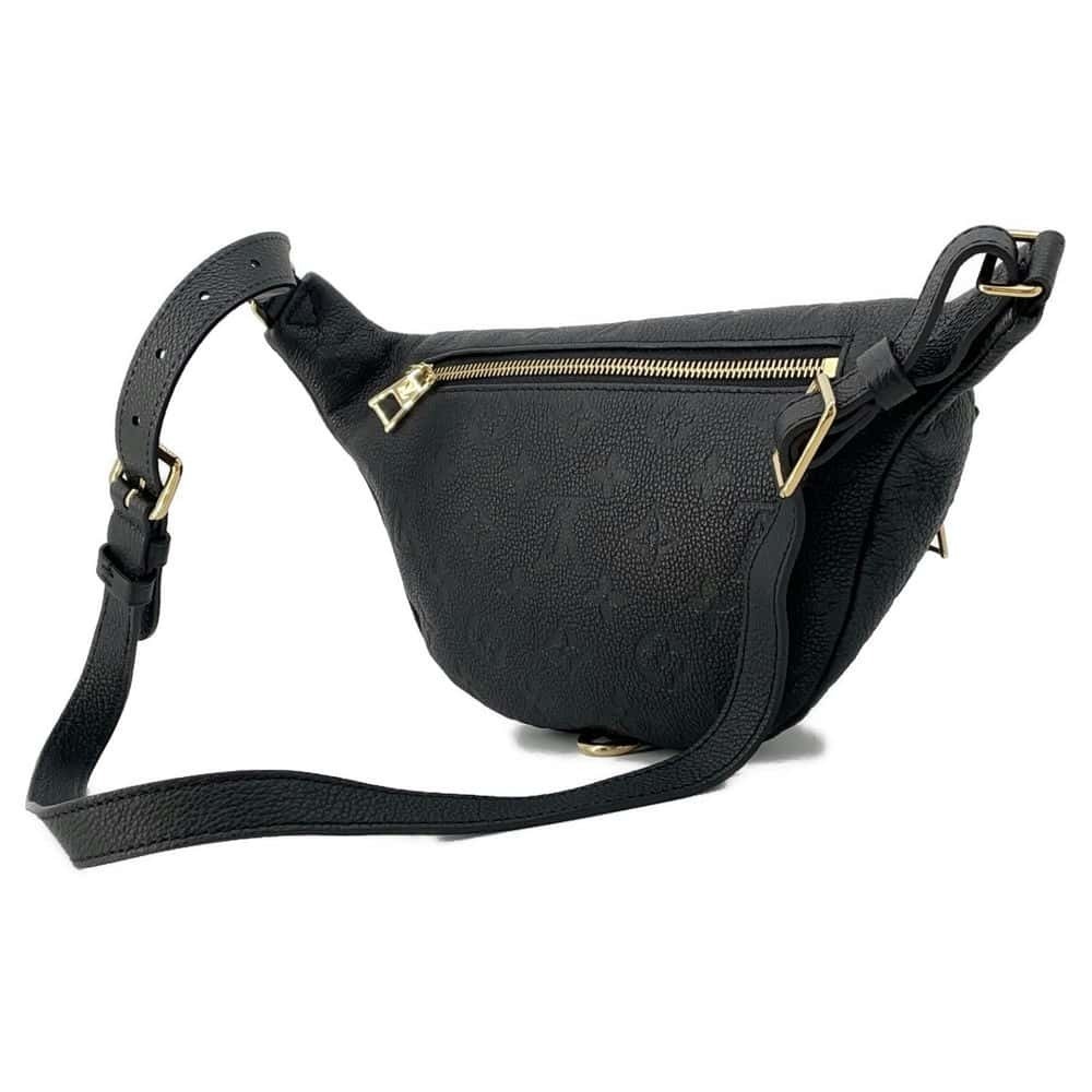 Louis Vuitton Body Bum Crossbody Bumbag Belt Monogram Empreinte Bag Black